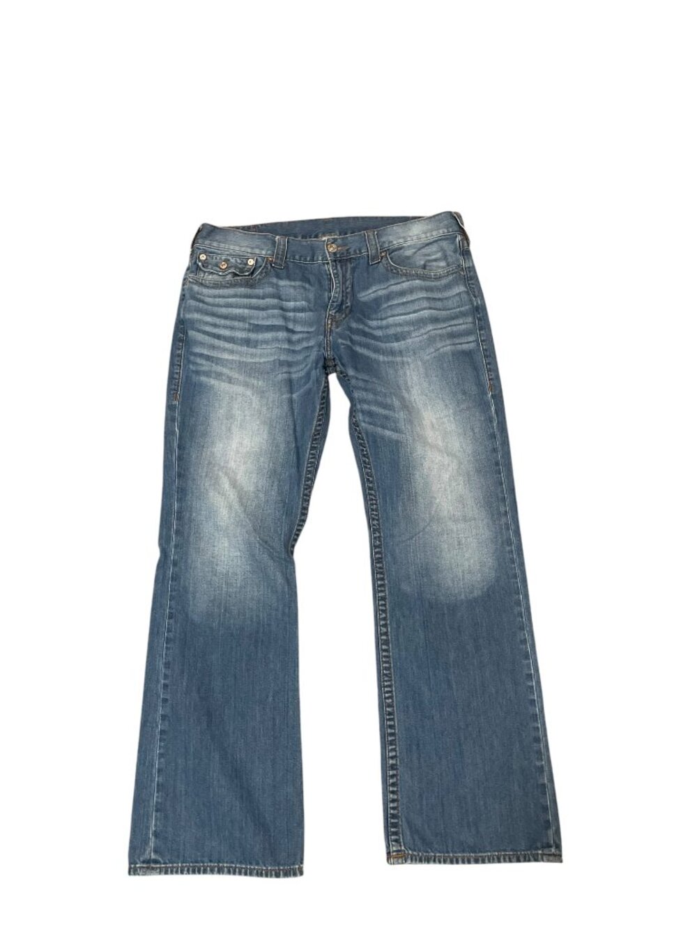 Ariat M-Series M5 Slim Straight  Denim Blue Jeans  Western Men's Sz 38x34